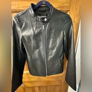 Express faux leather jacket